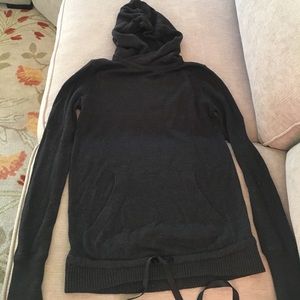 Lululemon black dark grey sweater hoodie